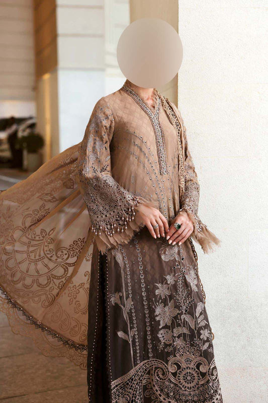 Maria B Digital Printed Lawn 3-Piece with Chiffon Dupatta Unstitched DPS103
