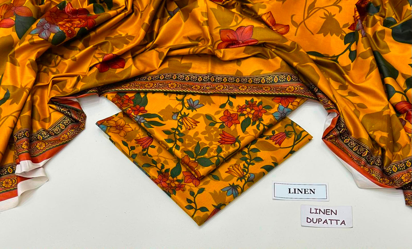 Premium Digital Printed Linen 3-Piece Suit 220-18
