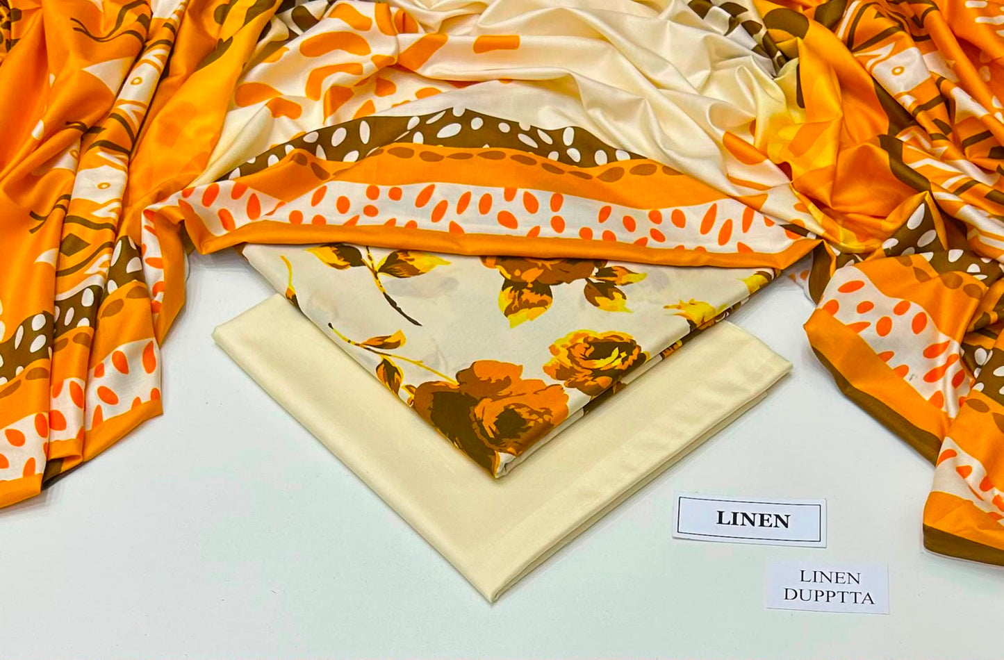 Premium Digital Printed Linen 3-Piece Suit 220-52