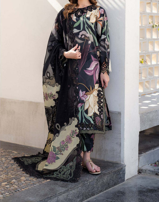 Baroque Premium Printed Lawn 3-Piece Unstitched Suite UP55