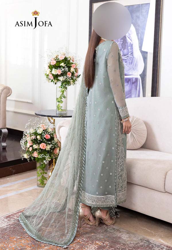 Asim Jofa Chiffon Collection 3-Piece  Unstitched UP68