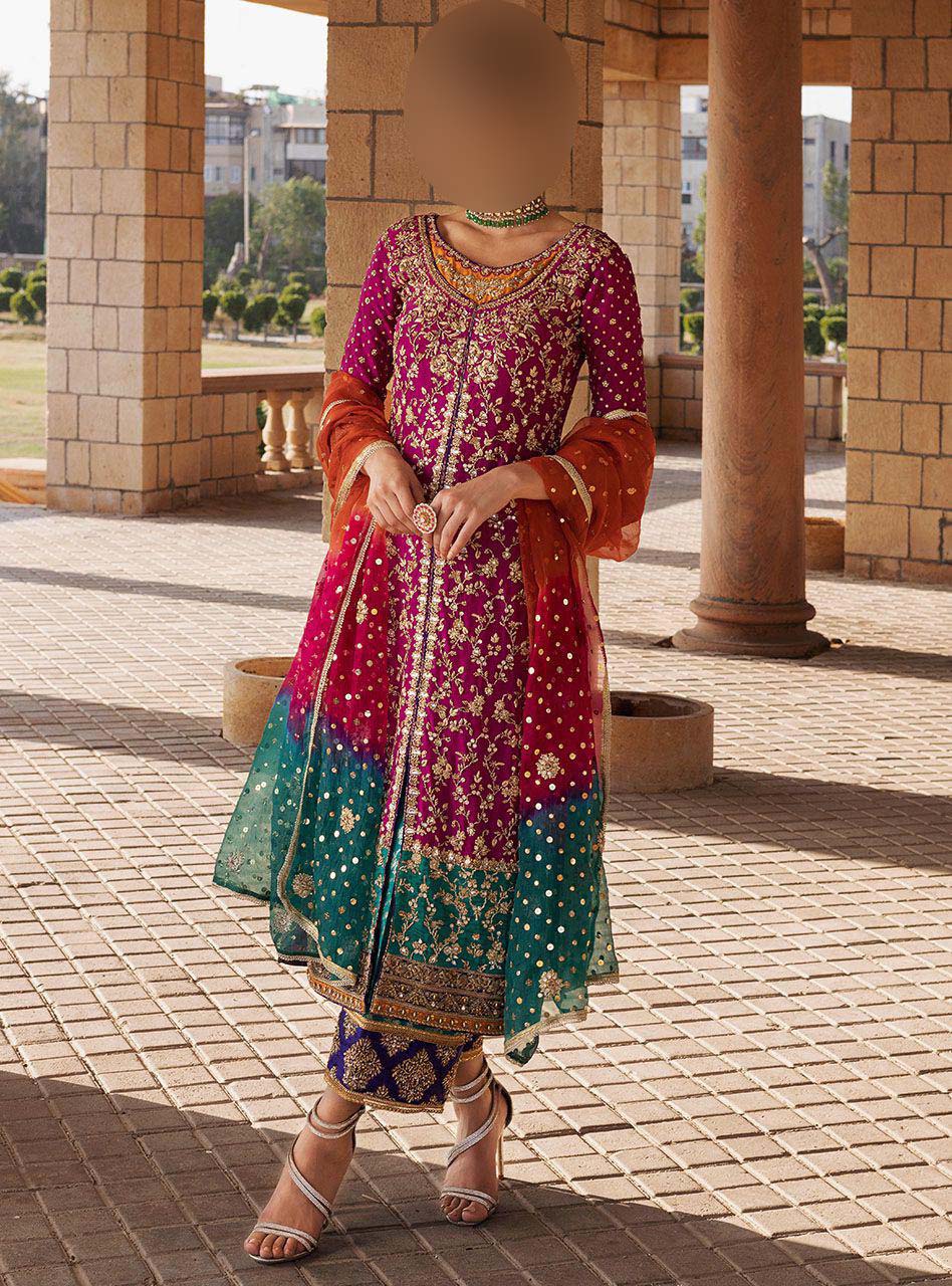 Luxury Embroidered 3-Piece Unstitched Suite UP23