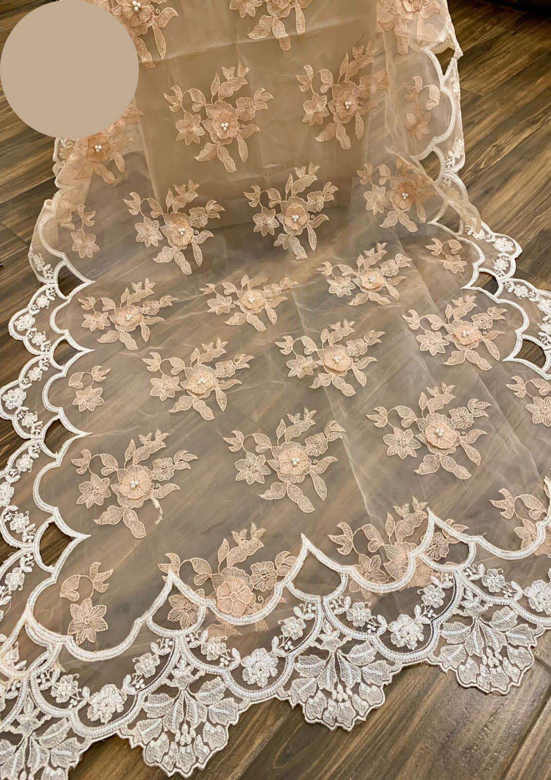Maria B Organza Heavy Embroidered 3-Piece Suite Unstitched UP171