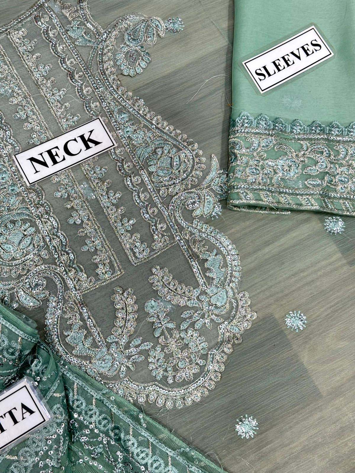 Asim Jofa Chiffon Collection 3-Piece  Unstitched UP68