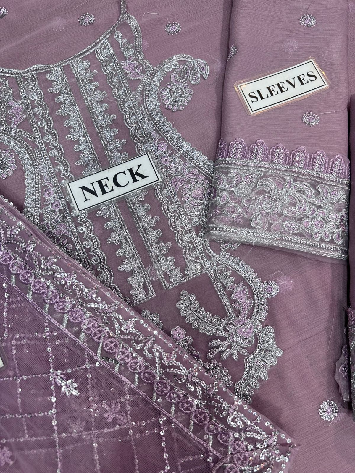 Asim Jofa Chiffon Collection 3-Piece Unstitched UP67