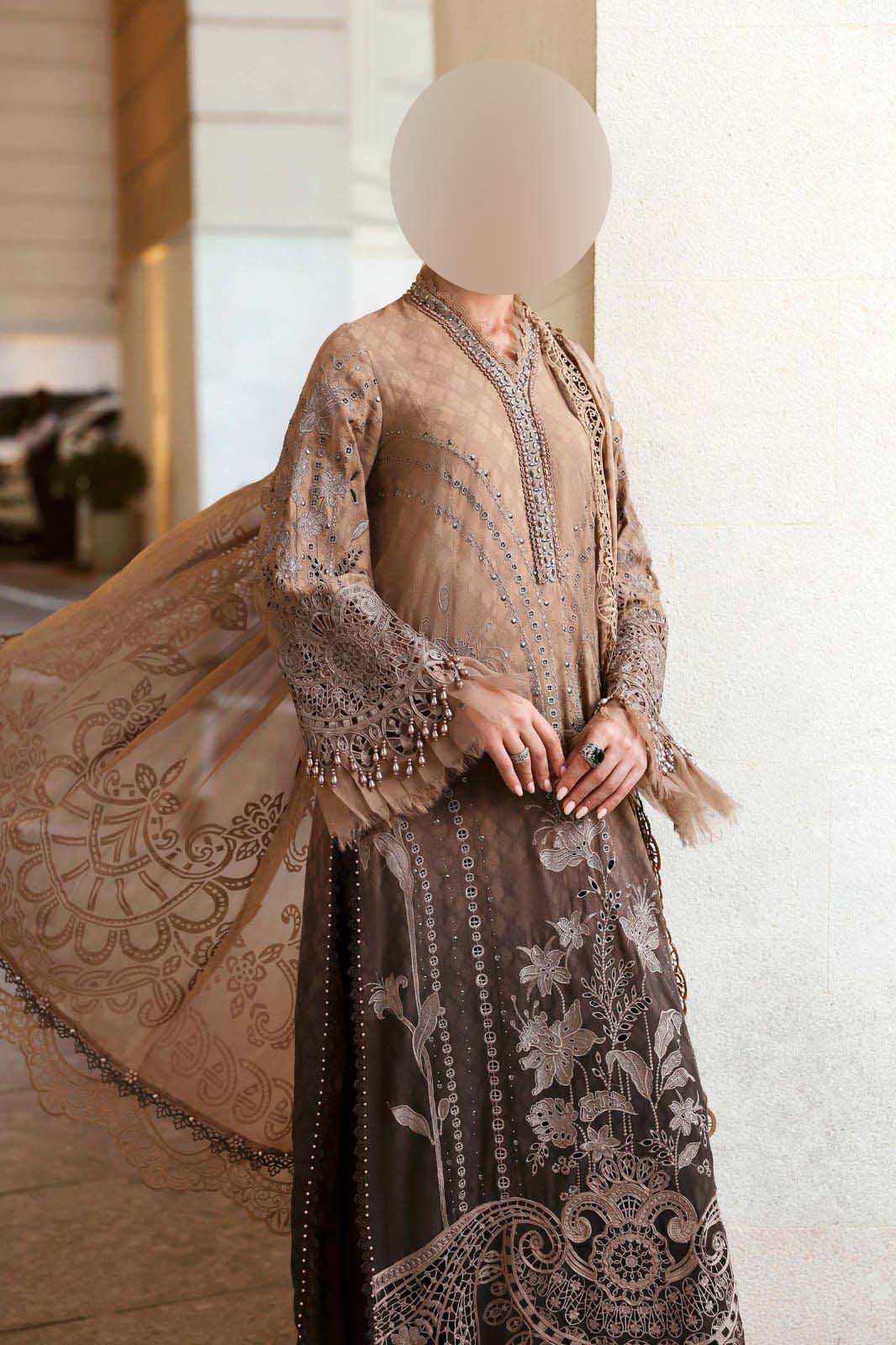 Maria B Digital Printed Lawn 3-Piece with Chiffon Dupatta Unstitched DPS103