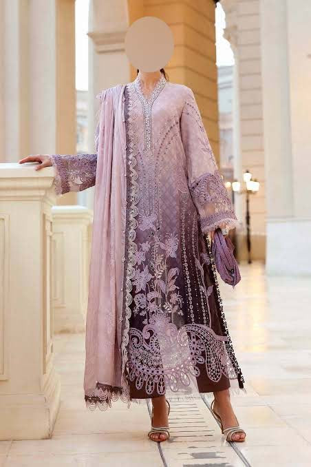 Maria B Digital Printed Lawn 3-Piece with Chiffon Dupatta Unstitched 2DPS103