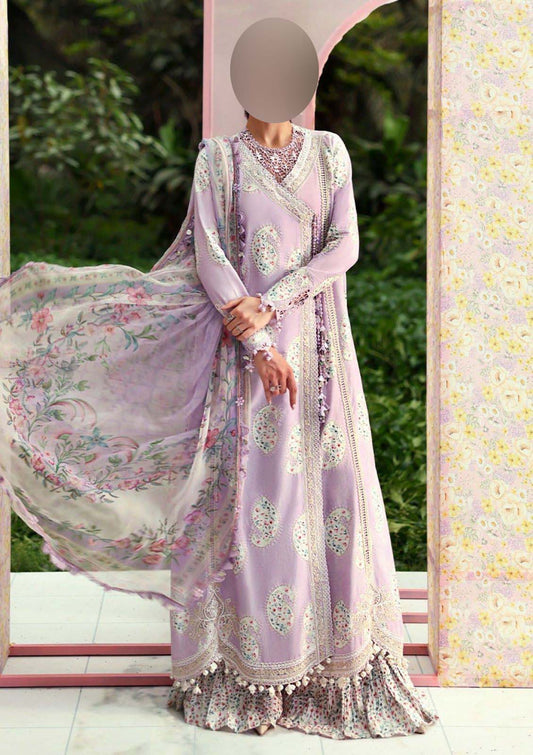 Maria B Digital Printed Lawn 3-Piece with Chiffon Dupatta Unstitched 2DPS101