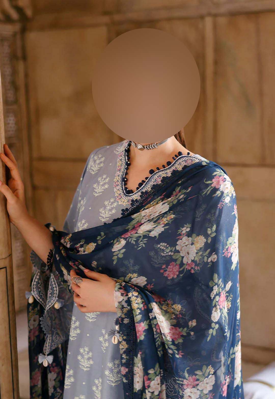 Cross Stitch Heavy Embroidered Lawn 3-Piece Suite Unstitched DPS96