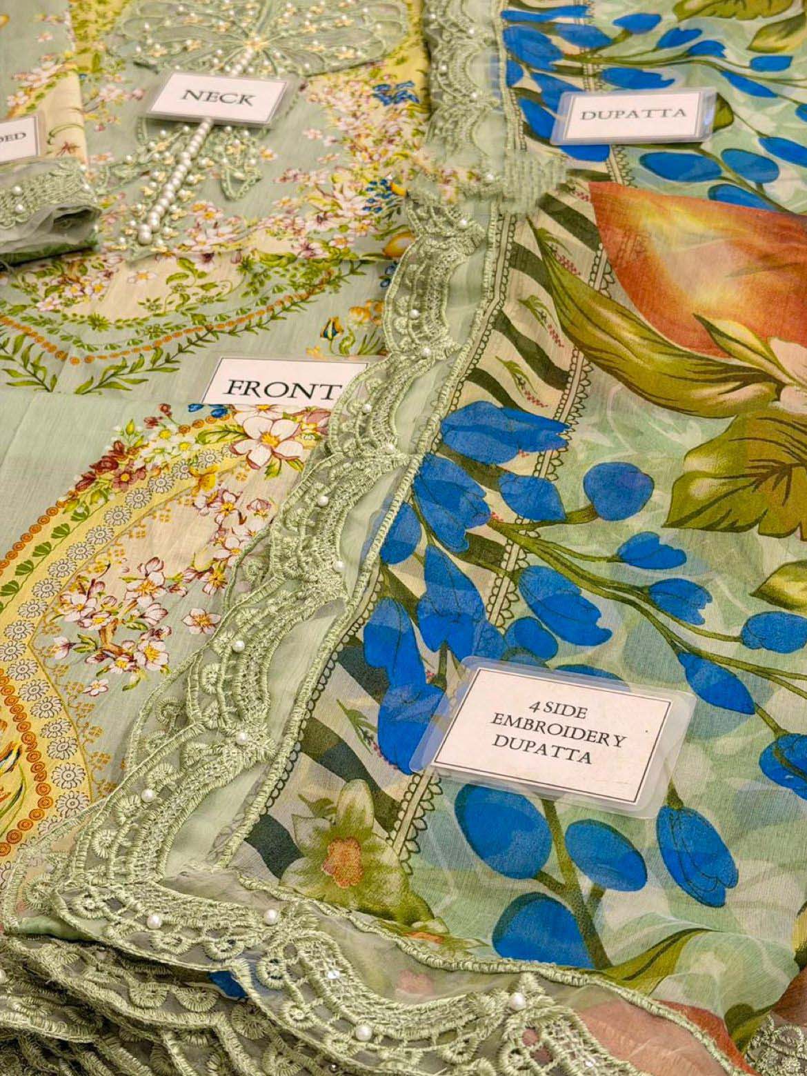Maria B Printed Lawn 3-Piece with Chiffon Dupatta Unstitched 2IM44