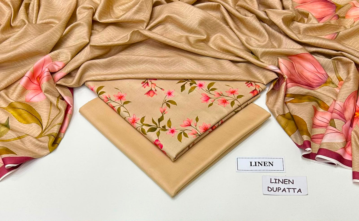 Premium Digital Printed Linen 3-Piece Suit 220-7