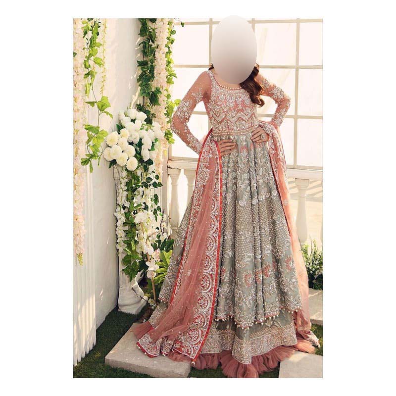Aisha Imran Luxury Net Frock 3-Piece Unstitched UP220