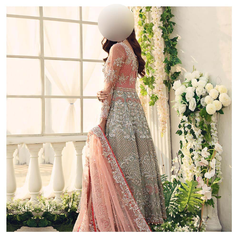 Aisha Imran Luxury Net Frock 3-Piece Unstitched UP220