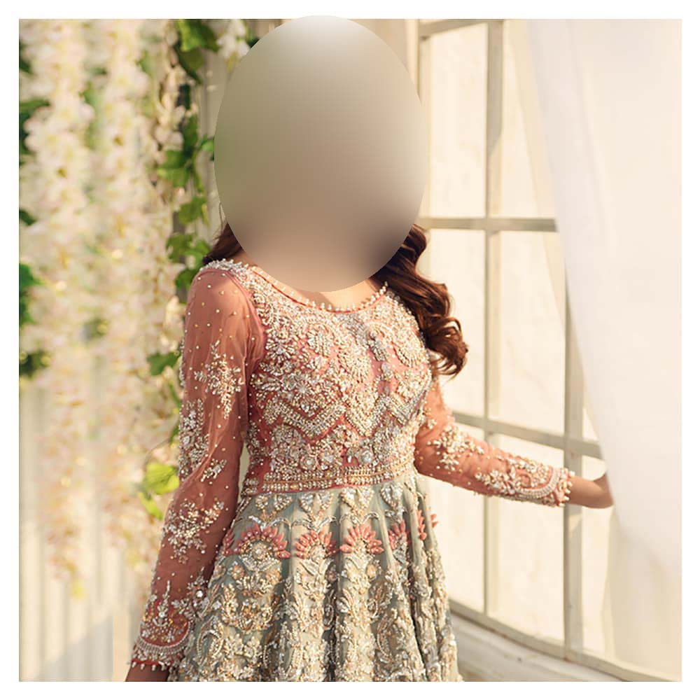 Aisha Imran Luxury Net Frock 3-Piece Unstitched UP220