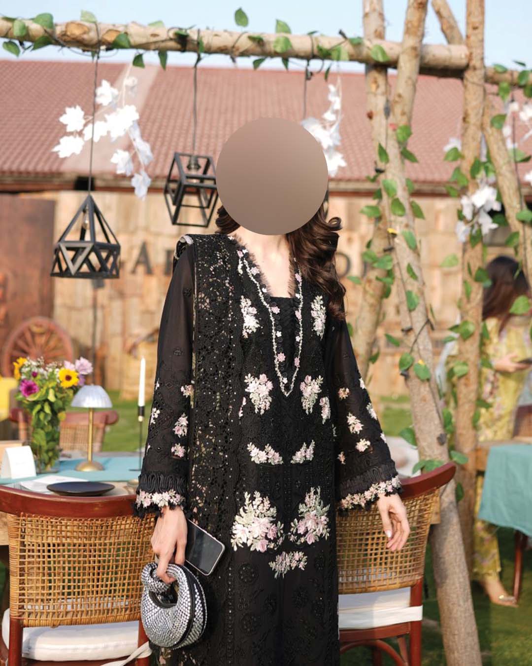 Elaf Heavy Embroidered Lawn 3-Piece with Digital Printed Monark Dupatta Unstitched DPS104