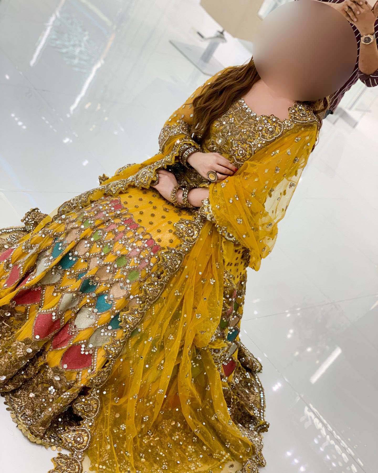 Kashee Designer Wedding Mayo Collection Heavy Embroidered Net Maxi with Dupatta Unstitched UP25