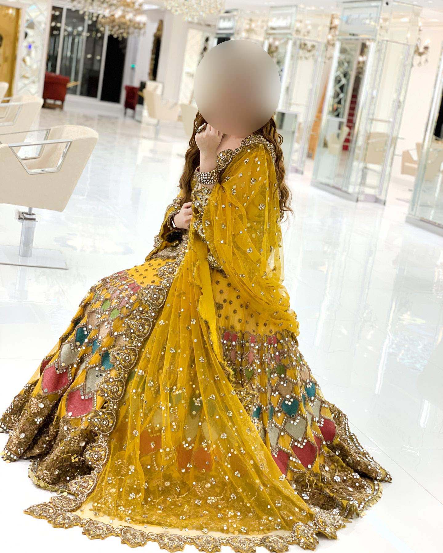Kashee Designer Wedding Mayo Collection Heavy Embroidered Net Maxi with Dupatta Unstitched UP25