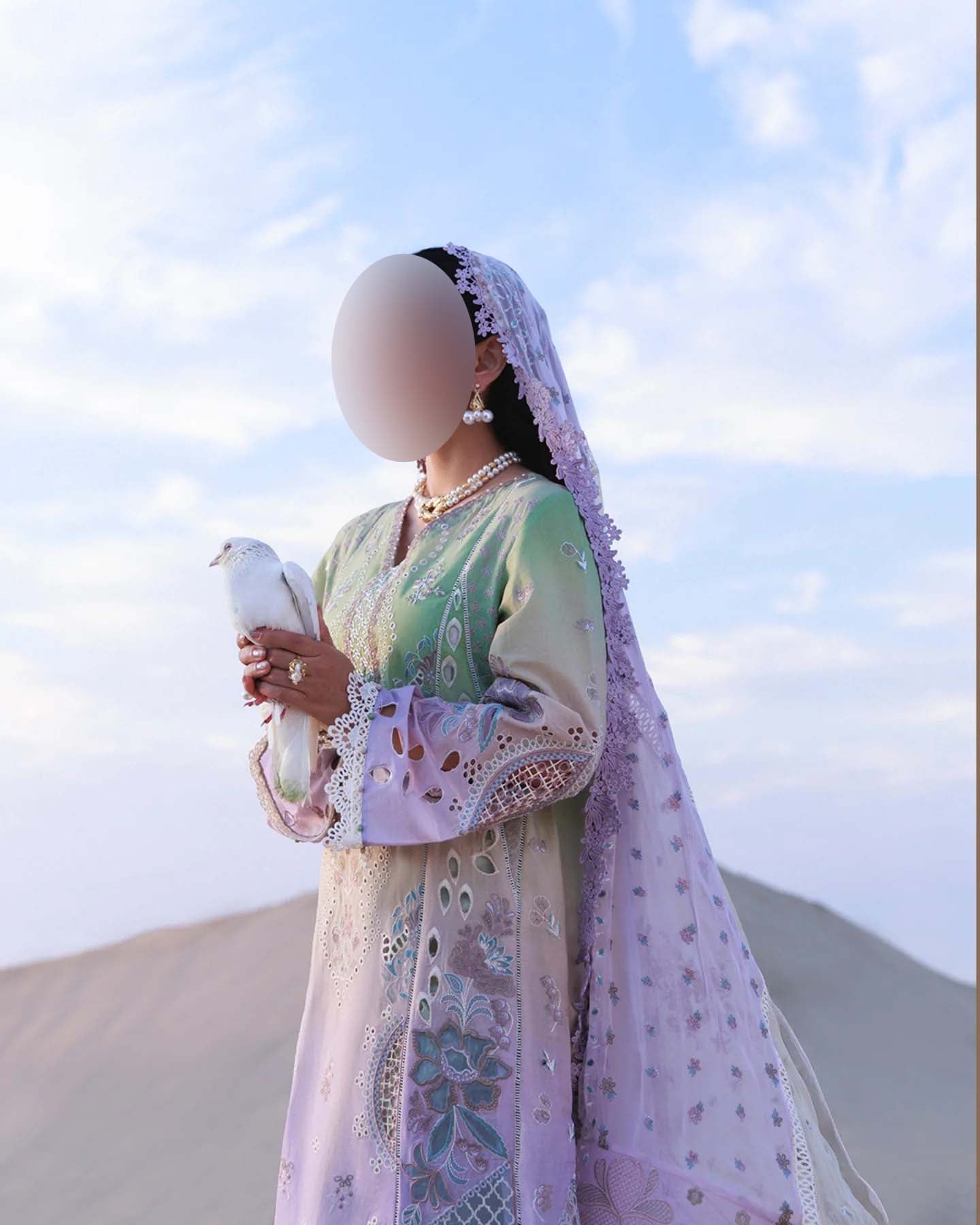Nureh Digital Printed Lawn 3-Piece with Chiffon Dupatta Unstitched PD100