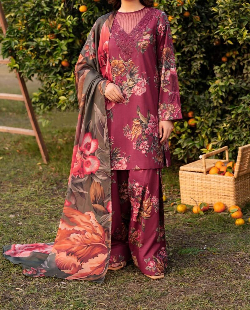 Iznik Luxury Embroidered Lawn 3 Piece Unstitched UE-385