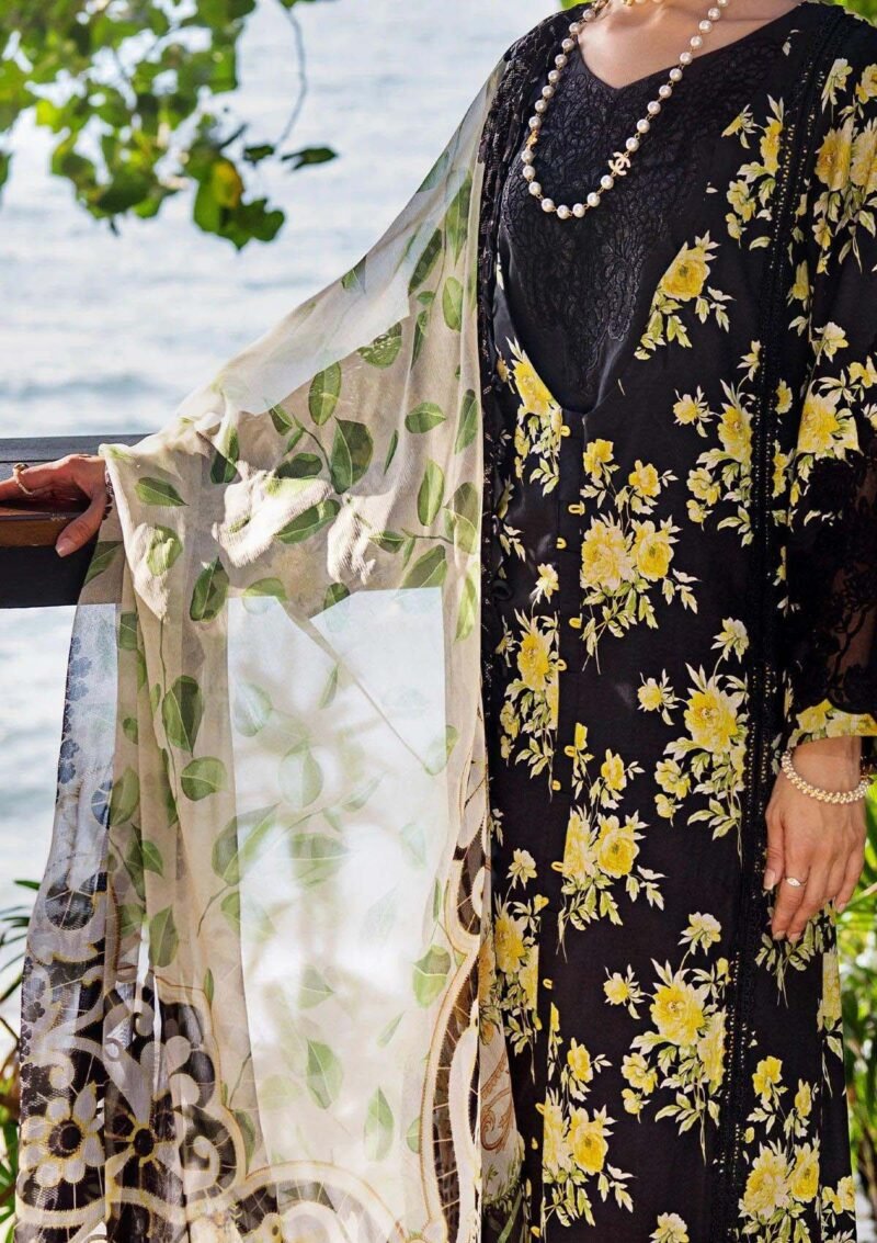 ELAF Embroidered Lawn Unstitched 3Pc Suit - Image 3