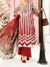 Maria B 3 Piece Unstitched Embroidered Lawn Suit