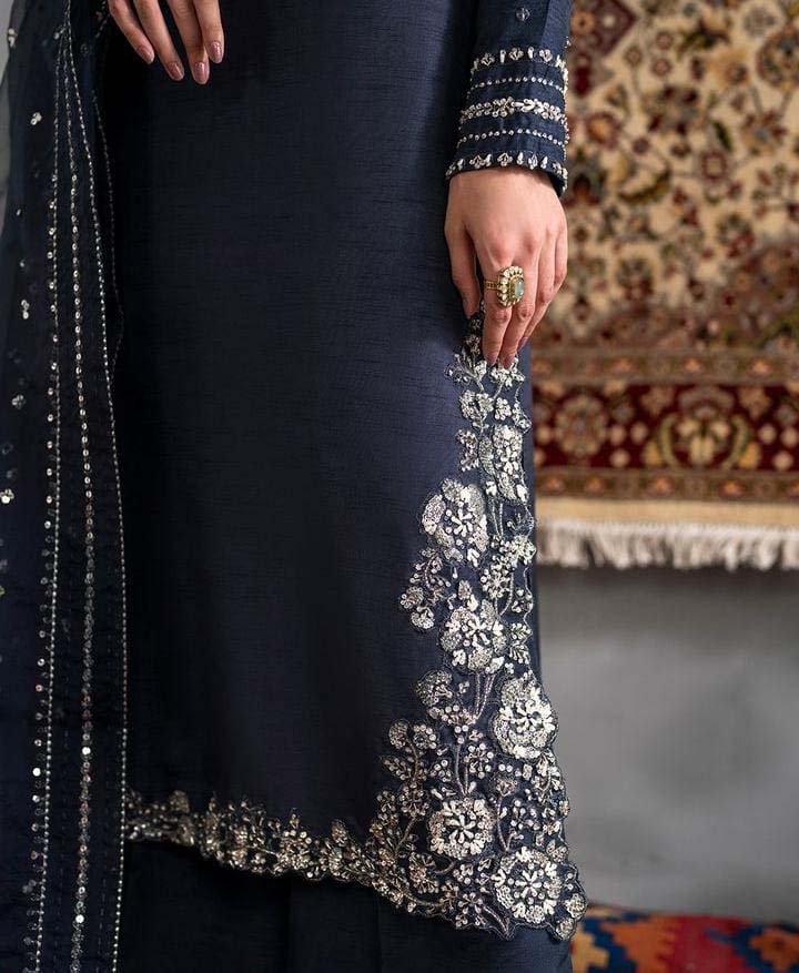 Iznik 3 PC Unstitched Embroided Suite - IZK24 - Image 4