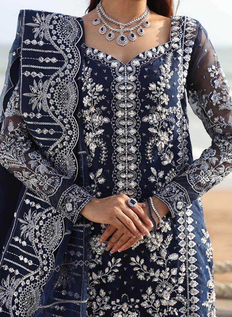 GULAAL - 3 Piece Unstitched Embroidered Organza Suit - LP-36534 - Image 4
