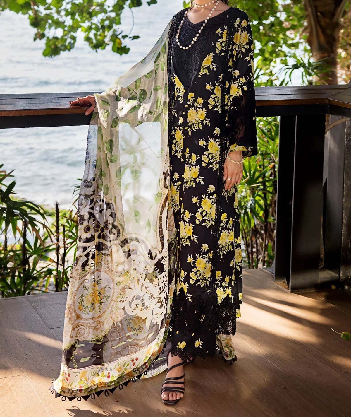 ELAF Embroidered Lawn Unstitched 3Pc Suit