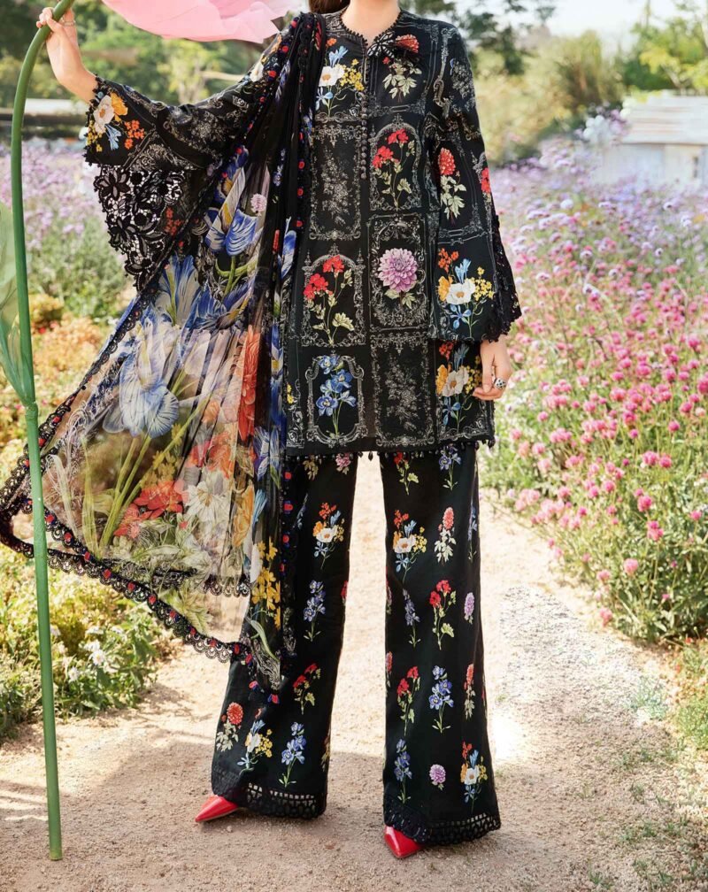 Maria B 3 Piece Unstitched Printed Lawn Suit