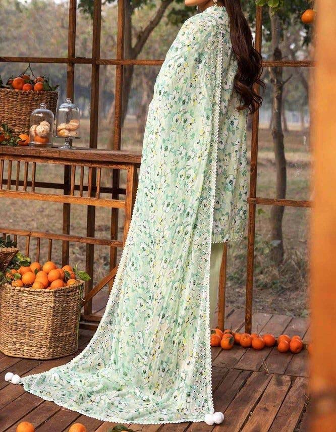 Gul Ahmed 3 Piece Digital Printed Lawn - Image 2