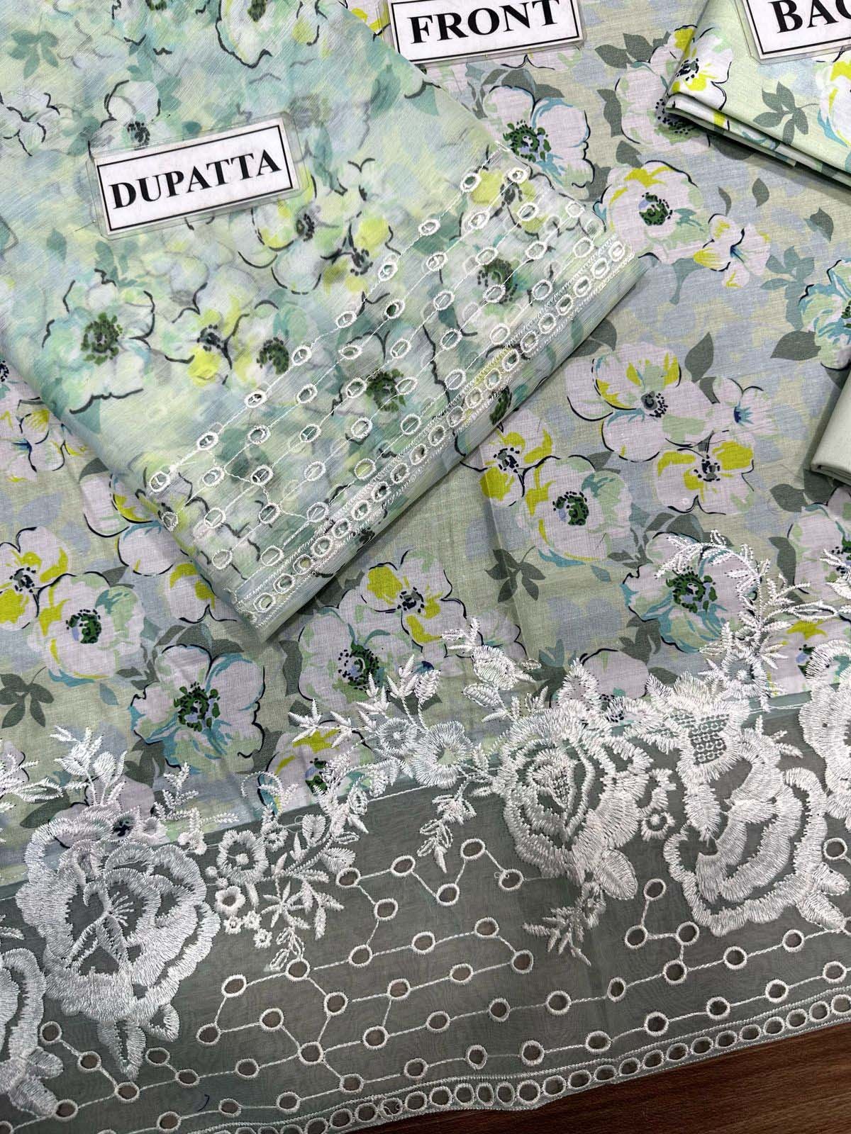 Gul Ahmed 3 Piece Digital Printed Lawn - Image 5