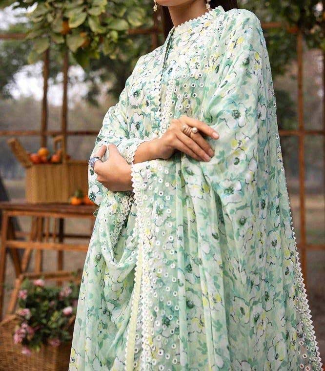 Gul Ahmed 3 Piece Digital Printed Lawn - Image 3