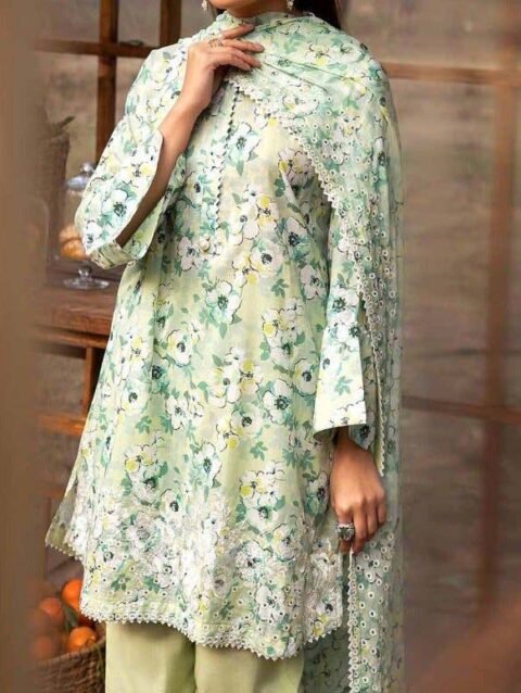 Gul Ahmed 3 Piece Digital Printed Lawn