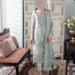 Gulaal Heavy Embroidered Net 3-Piece Suit – Unstitched UP53