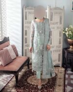 Gulaal Heavy Embroidered Net 3-Piece Suit – Unstitched UP53