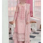 Elaaf Bridal Organza Embroidered 3-Piece Suit UP14